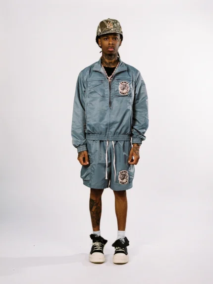 SAINT VANITY™ CARGO NYLON SET – GREY