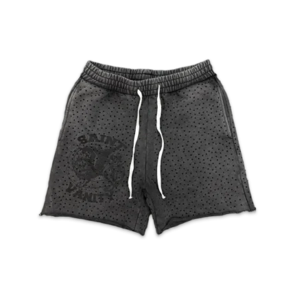 Saint Vanity VVS Logo Shorts “Washed Black”