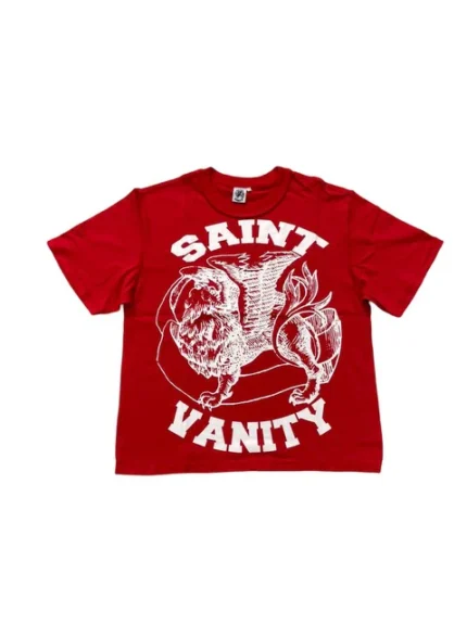 Saint Vanity RED & WHITE GRIFFIN TEE
