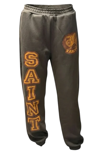 GREY/ BURGUNDY VARSITY SWEATS