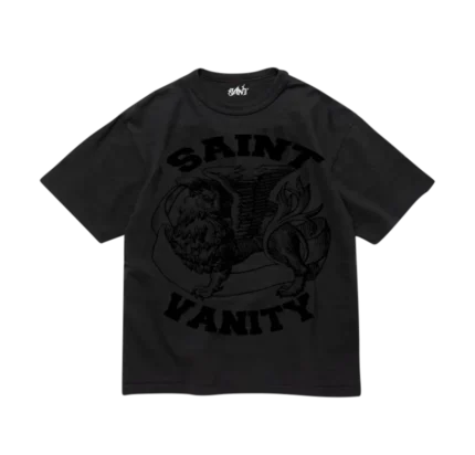 Saint Vanity “Monochromatic” Black Griffin Tee