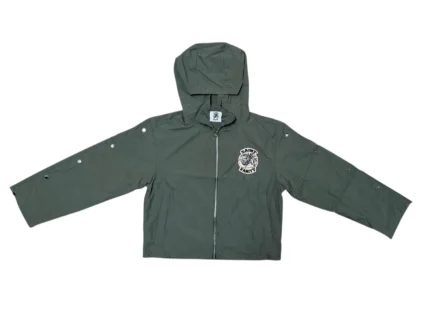 SAINT VANITY ARMY GREEN NYLON JACKET
