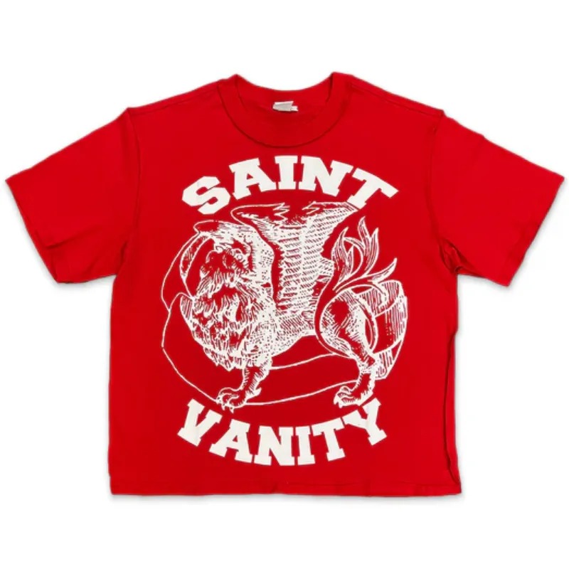 Red-Saint-Vanity-White-Logo-Tee Red Saint Vanity White Logo Tee